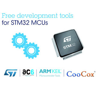 ST、32bitマイコンSTM32のIDE3種類を無償で提供