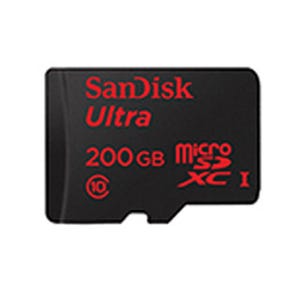 SanDisk、容量200GBのmicroSDXCを発表 - 米国での小売価格は約400ドルを予定
