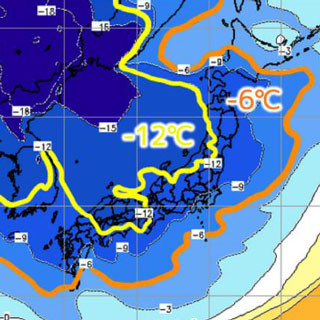 12日にかけて3月の観測史上最強クラスの寒気襲来 - ウェザーニューズ
