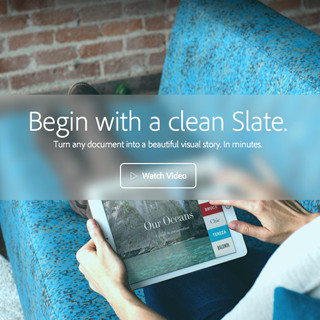 美しいWebコンテンツが手軽に作れる無料アプリ「Adobe Slate」-アドビ