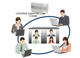 NECなど、Chromeでのビデオ通話に対応する中小規模事業所向け「UNIVERGE Aspire UX」