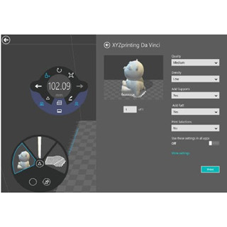 3Dプリンタ「ダヴィンチ」シリーズ、Windows 10に対応