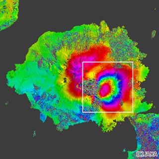 JAXA、「だいち2号」で桜島を観測 - 最大16cmの変位を確認