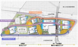 小田急、海老名駅間地区の開発計画 - 海老名駅にロマンスカー停車へ