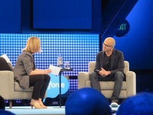 米Microsoft CEO ナデラ氏がSalesforceのカンファレンスで語ったコト
