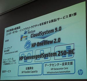 日本HP、コンポーザブル・インフラストラクチャ対応製品の第一弾を発表
