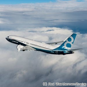 米ボーイング、最新鋭の旅客機「737 MAX」の初飛行に成功