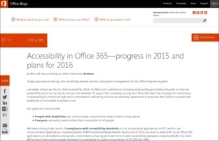 アクセシビリティの向上を目指すOffice 365 - Office Blogs