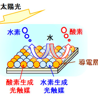 NEDOら、水中で太陽光を照射するだけで水を分解できる光触媒シートを開発