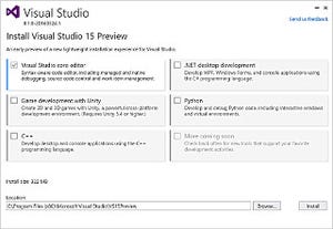 MS、次期Visual Studioとなる「Visual Studio "15" Preview」をリリース