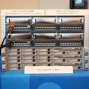 シスコ、「Cisco HyperFlex」を発表し、ハイパーコンバージド市場に参入