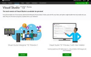 Microsoft、「Visual Studio "15" Preview 2」をリリース