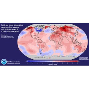 4月の世界平均気温は記録史上最高