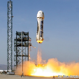 米ブルー・オリジン、ロケット再使用で4回目の打ち上げ・着陸に成功