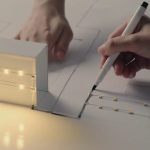 関電工、"電気を通す"電子回路ペンで街に光を灯すメッセージ動画を公開