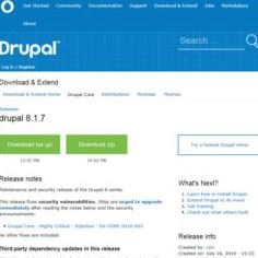 Drupal 8.1.7がリリース - 脆弱性"httpoxy"への対応