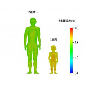 熱中症リスク評価システムを開発 幼児は屋外60分で熱中症リスク