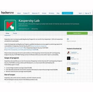 Kaspersky Lab、脆弱性情報に報奨金を支払うプログラムを開始