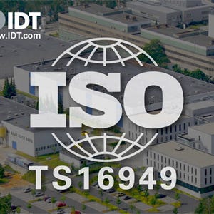 IDTのマレーシア・ペナン工場、自動車産業向けTS 16949認証を取得