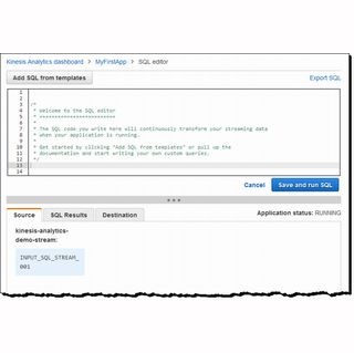 AWS、SQLでストリーミングデータを分析できる「Amazon Kinesis Analytics」