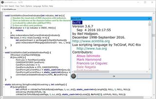 テキストエディター「SciTE」が3.6.7にバージョンアップ