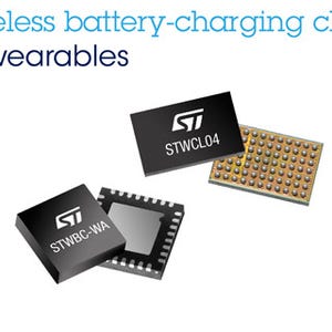 ST、ウェアラブル機器向けワイヤレス給電用チップセットを発表