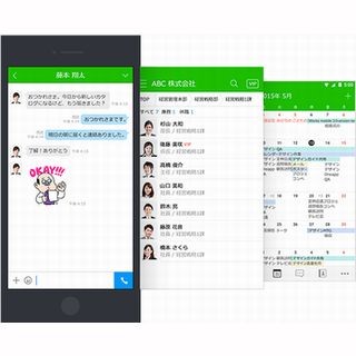 LINE、ワークスモバイルジャパンと提携 - 来春には法人向けツール展開