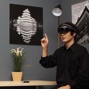 「HoloLens」を体感 - 現実とホログラムが入り混じる不思議空間にダイブ、JALのアプリも体験