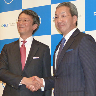 デル/EMCが日本市場で取り組む2x2戦略とは? - 平手・大塚両社長が会見