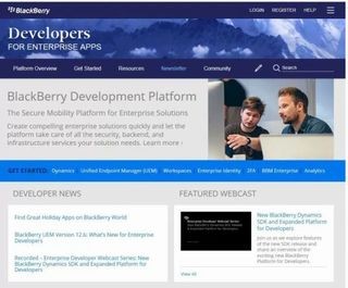 BlackBerry、安全な開発者向けコミュニケーションプラットフォーム発表