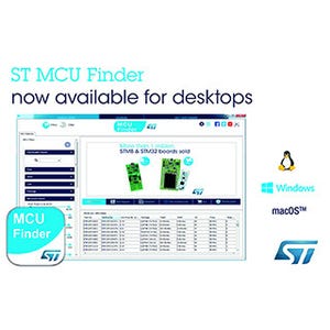 ST、組み込みシステム開発用のパソコン版MCU Finderを無償公開