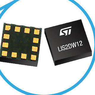 ST、高い分解能と低消費電力＆低ノイズの3軸加速度センサ「LIS2DW12」発表