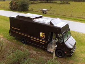 米UPSがドローン宅配テスト成功、配達トラックを置き換えないドローン配達