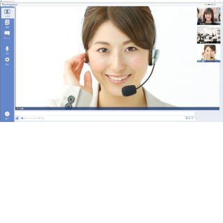 NTTアイティは、オンライン会議システムの新版 - 新しい画面レイアウト追加