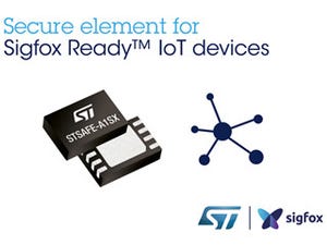 ST、産業/民生機器向けSigfox対応IoTセキュア・エレメントを発表