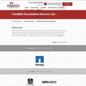 Intel、FreeBSD Foundationに25万米ドルを寄付