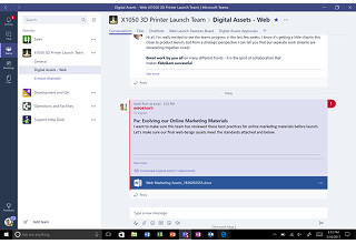 Office 365のチャット機能「Microsoft Teams」が全世界で公開