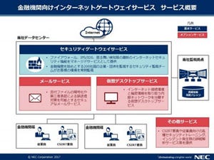 NEC、金融機関のCSIRT業務運営を支援するゲートウェイサービス