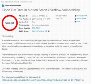 Cisco製品のセキュリティアップデートを - US-CERT