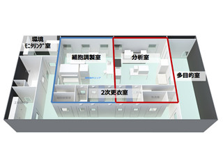 清水建設、最適な細胞培養環境の細胞加工/調製施設「S-Cellラボ」を建設