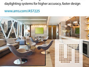 ams、白色光の調整が可能なスマートシステムセンサ「AS7225」を発表