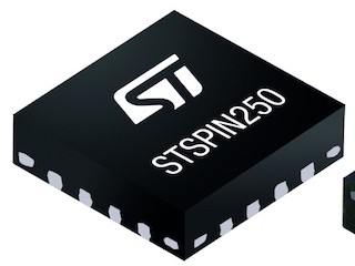 ST、電流容量2.6AのIoT機器向け小型モータ・ドライバIC「STSPIN250」発表