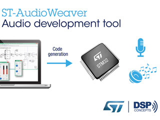 STとDSP Concepts、32ビットマイコン向けオーディオ設計用無償ツールで協力