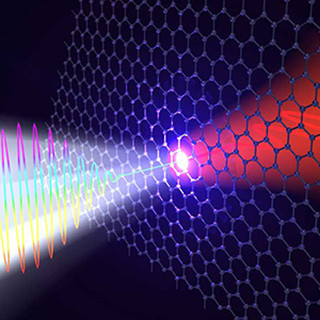 京大、高次高調波発生をグラフェンで実現 - 照射した赤外光が可視光に変わる