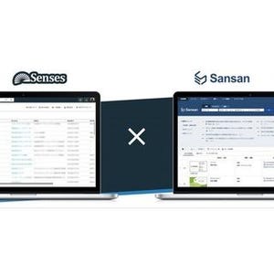 営業支援ツールSenses、名刺管理のSansanと連携し顧客登録を自動化