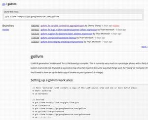 Google、LLVMベースのGoコンパイラを開発中