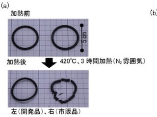 産総研、高温・高圧耐性に優れ形状を維持できる安全性の高いOリングを開発