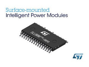 STマイクロ、高効率モータ・ドライバを小型化する表面実装型の低消費電力IPM