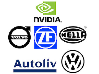 NVIDIA、AIの市場導入に向けてVolvo、VW、ZF、Autoliv、HELLAと提携