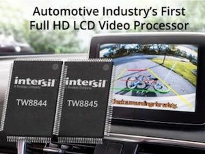 インターシル、フルHD 1080p LCDビデオプロセッサ「TW8844」発表